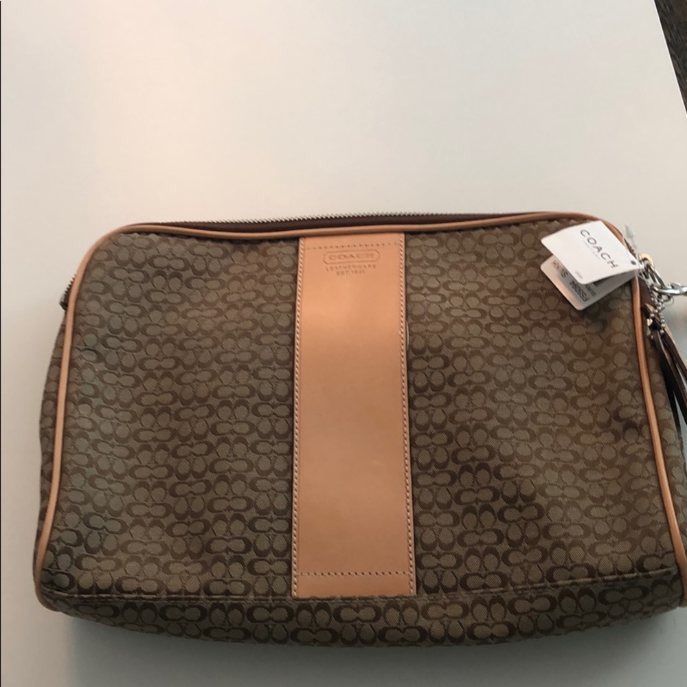 NWT Coach cosmetic bag